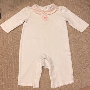 Janie and jack baby onesie with Peter Pan collar